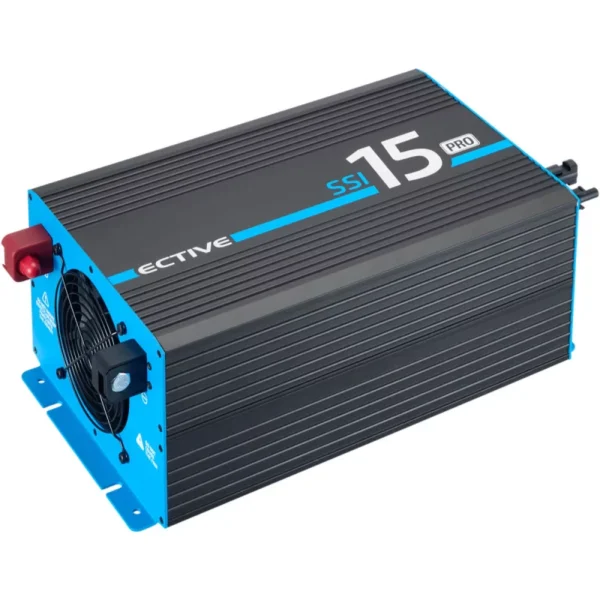 ective ssi 15 pro 1500w/12v sinus wechselrichter mit netzvorrangschaltung, ladegerät und laderegler
