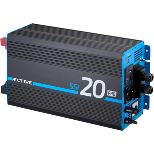 ective ssi 20 pro 2000w/12v sinus wechselrichter mit netzvorrangschaltung, ladegerät und laderegler