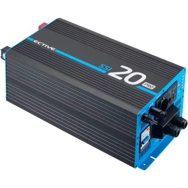 ective ssi 20 pro 2000w/12v sinus wechselrichter mit netzvorrangschaltung, ladegerät und laderegler