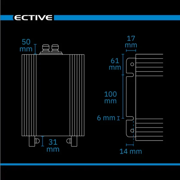 ective tsi 30 pro 3000w/12v sinus wechselrichter mit netzvorrangschaltung