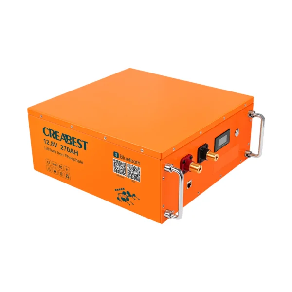 lifepo4 akku 270ah 12.8v für wohnmobil, backup stromversorgung mit bluetooth