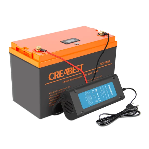 lifepo4 akku 100ah 12,8v für wohnmobil, wohnwagen, camping, boot, solaranlagen, off grid, boote, backup stromversorgung